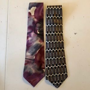 2 Vintage Pierre Cardin Ties